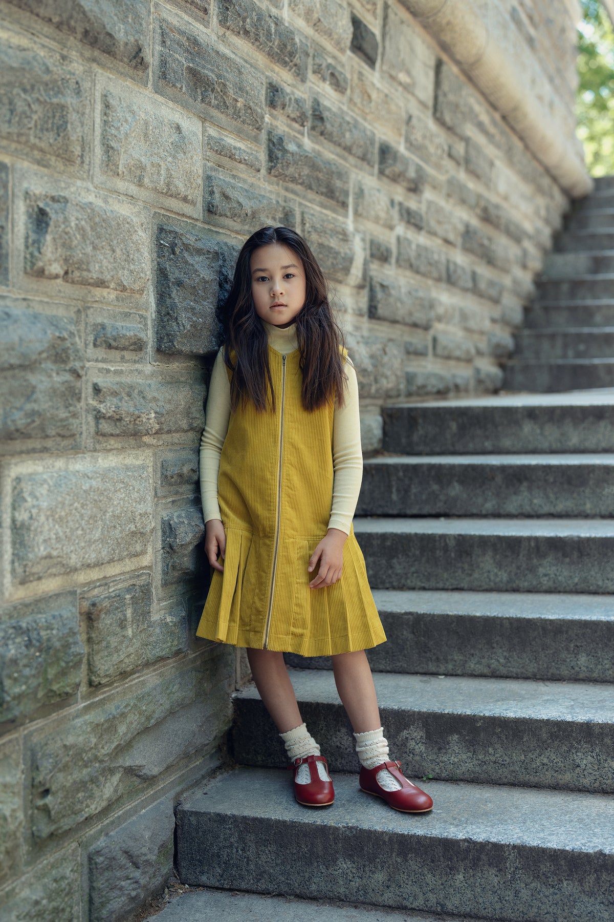 Delilah Dress - Mustard