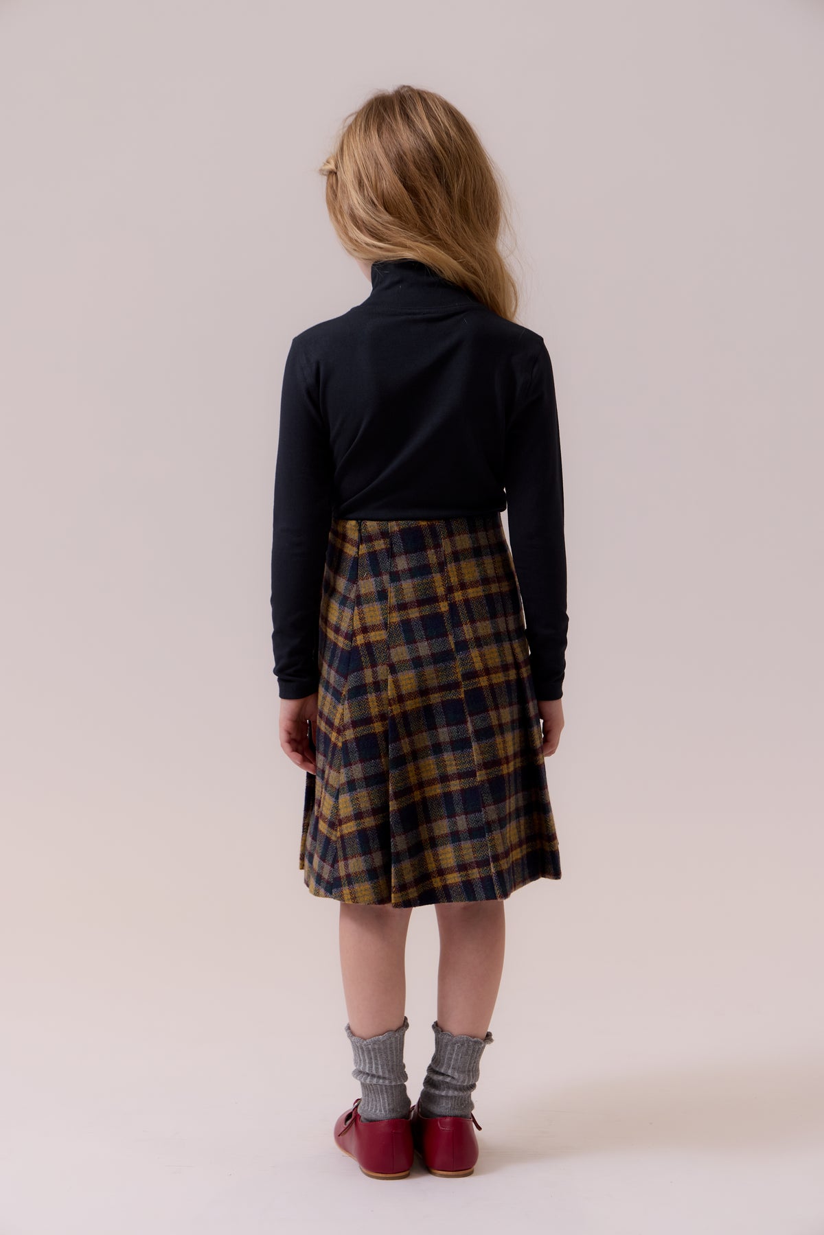 Aria Plaid Wrap Skirt