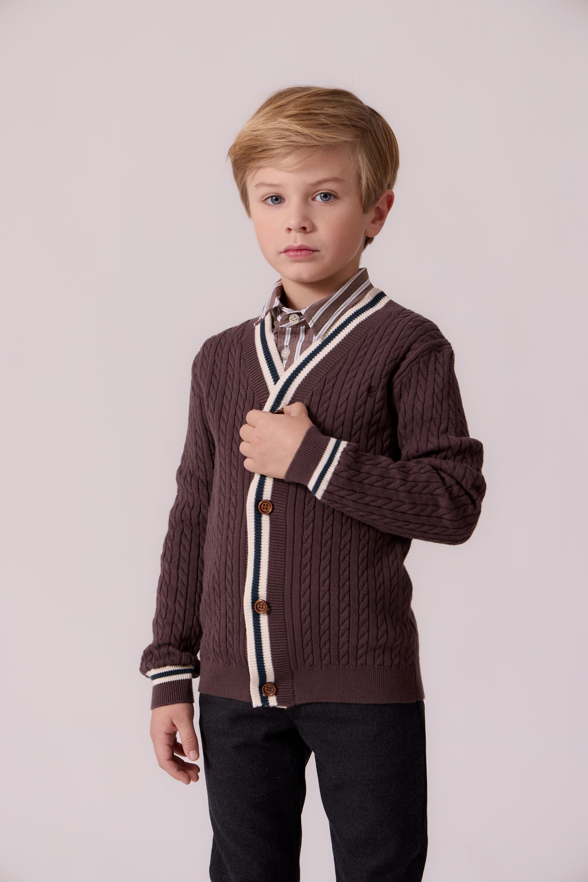 Oz Knit Cardigan - Cocoa