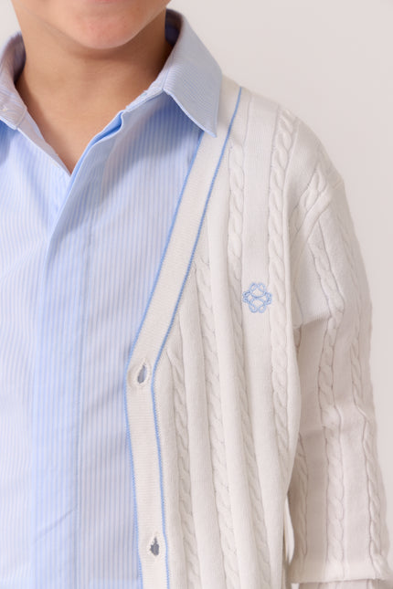 Henry Cardigan - White