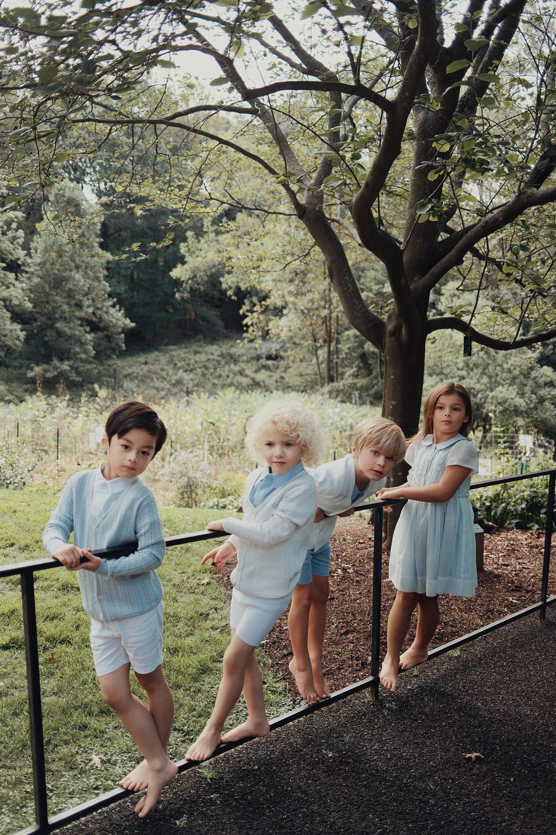 George Piquet Knit Shorts - White