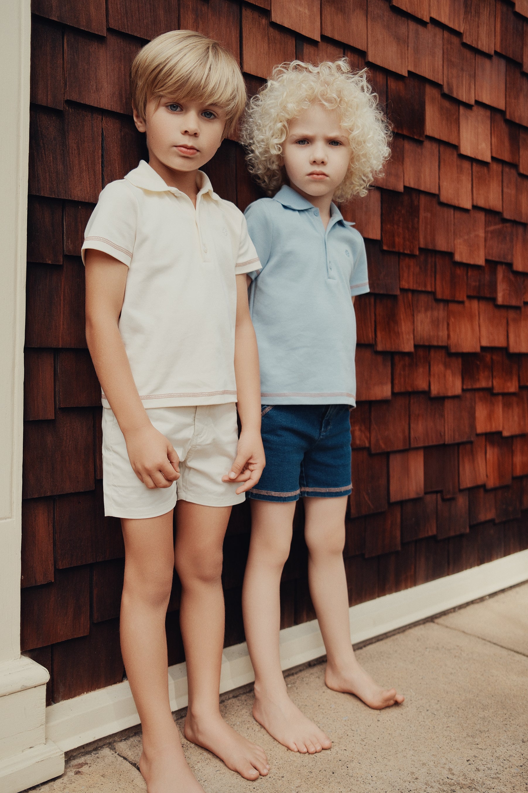 Benny Coverstitch Polo - White