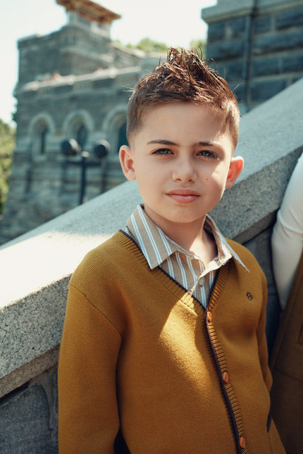 Leo Cardigan - Mustard