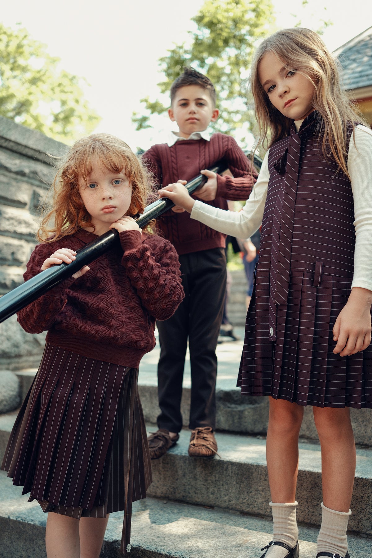 Olivia Knit Sweater - Cranberry