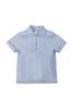 Benny Coverstitch Polo - Blue