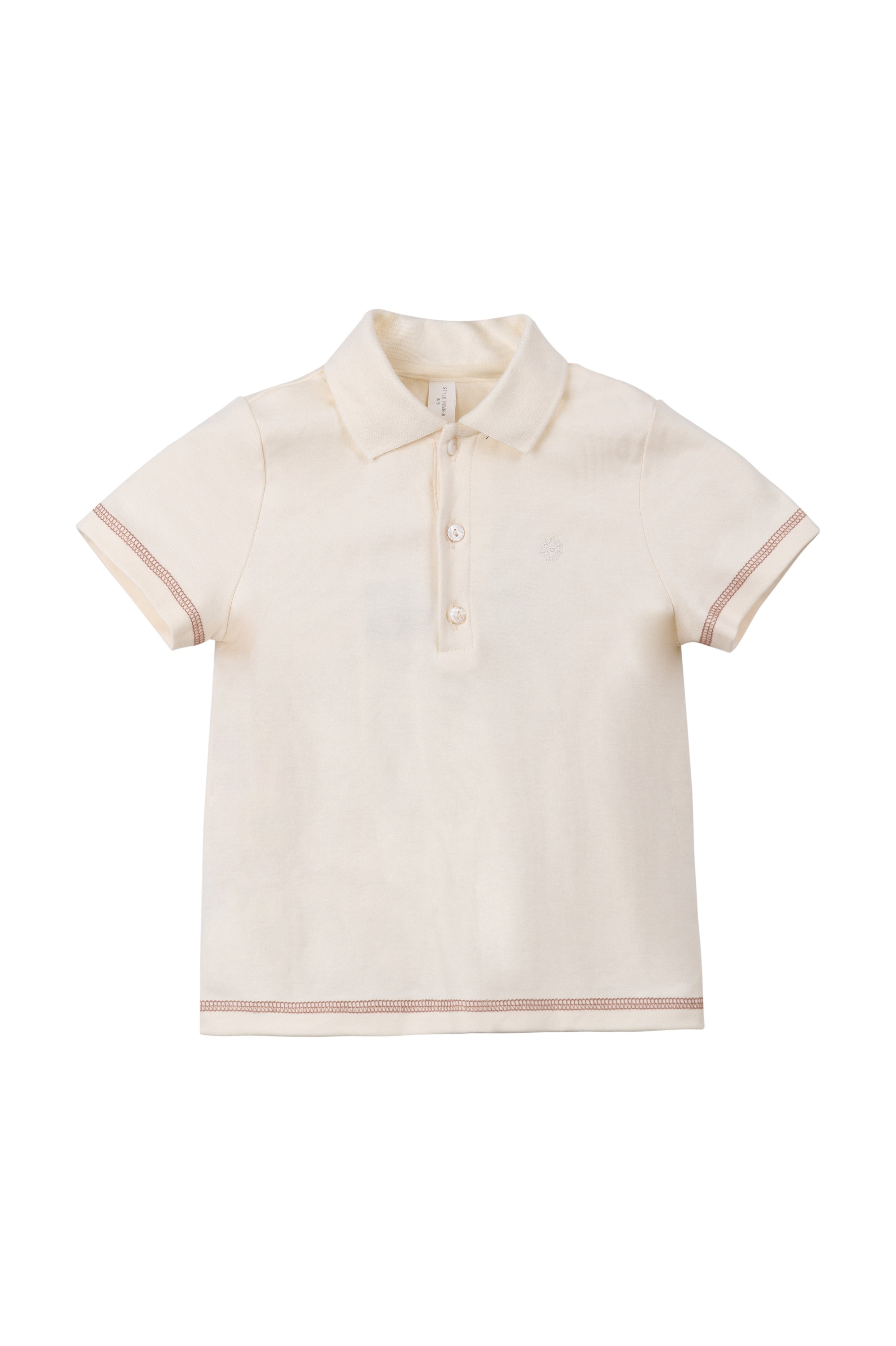 Benny Coverstitch Polo - White