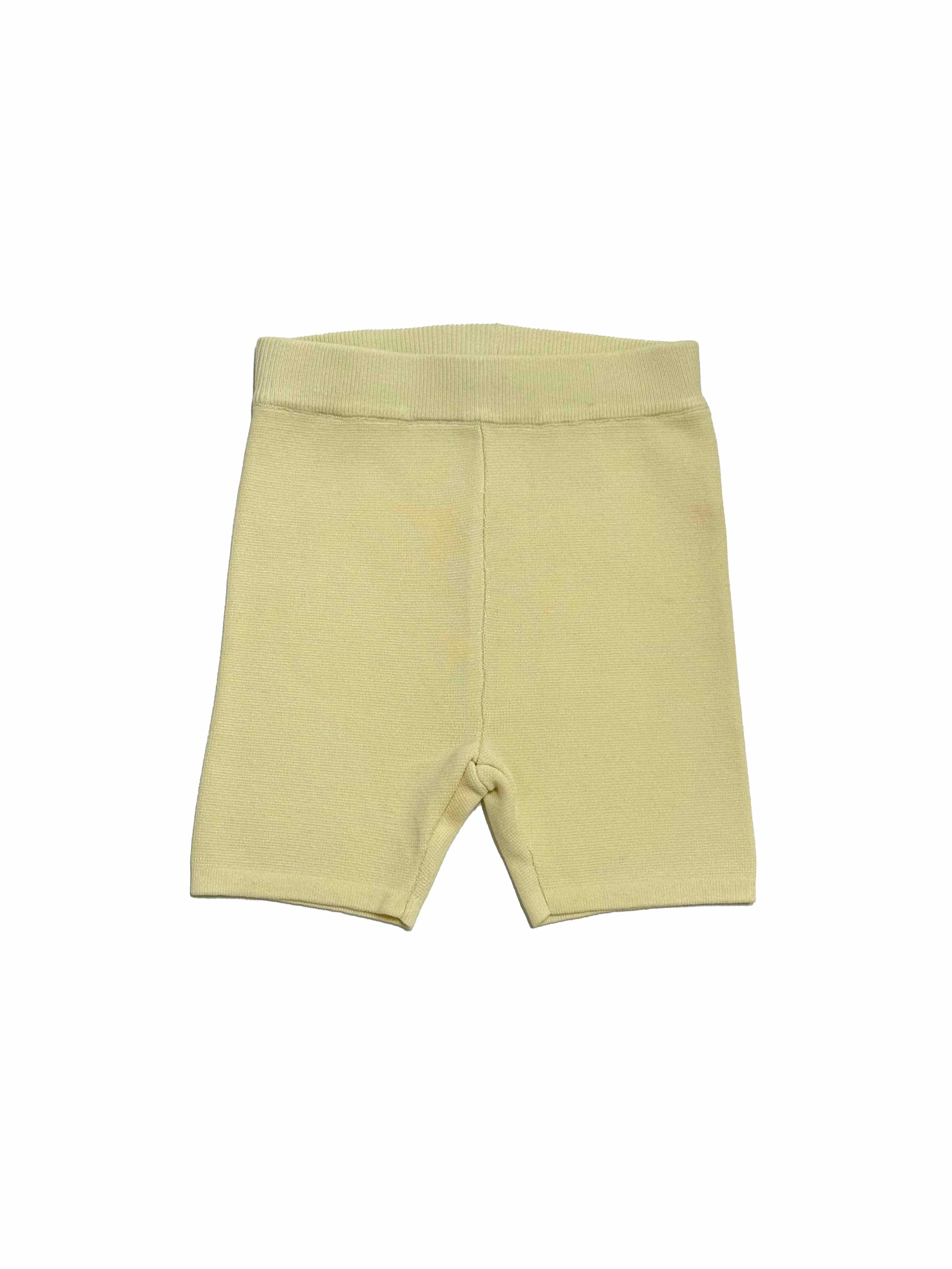 George Piquet Knit Shorts - Butter