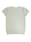 Jean Knit Sweater - White