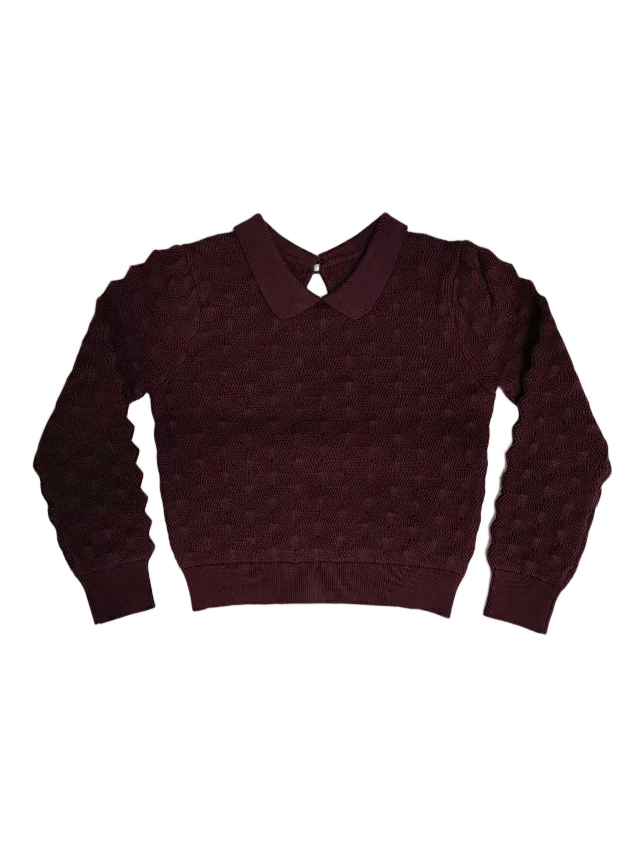 Olivia Knit Sweater - Cranberry