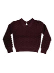 Olivia Knit Sweater - Cranberry