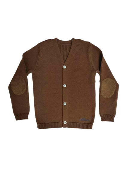 Elliot Knit Cardigan - Chestnut