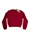 Cottier Chunky Knit Top - Crimson