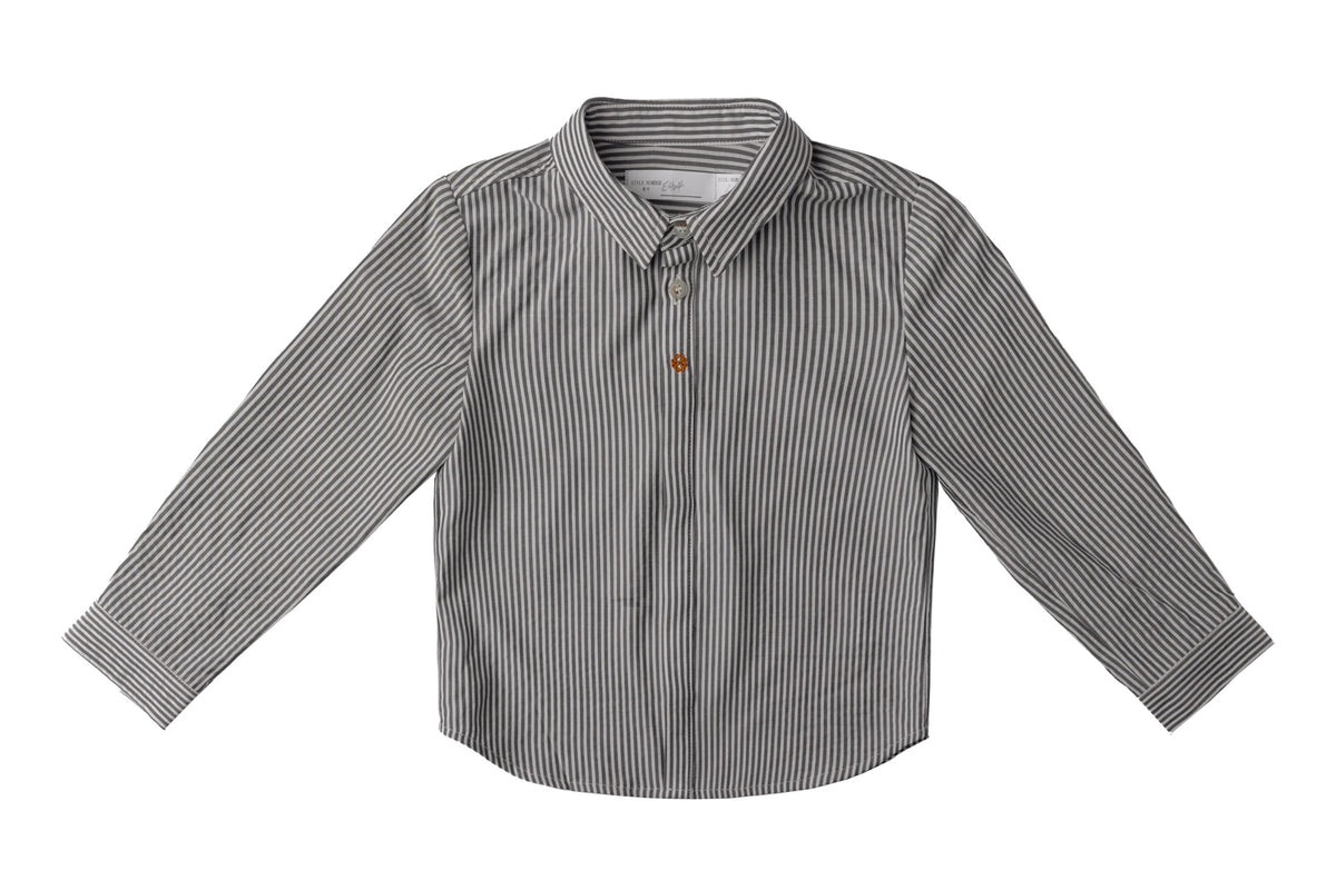 Elliot Stripe Shirt - Grey