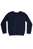 Sean Cable Knit Sweater - Navy